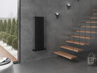 Grzejnik dekoracyjny pionowy czarny Mexen Oregon 1200x360 łazienkowy wodny 360 mm 1200 mm grzewcza