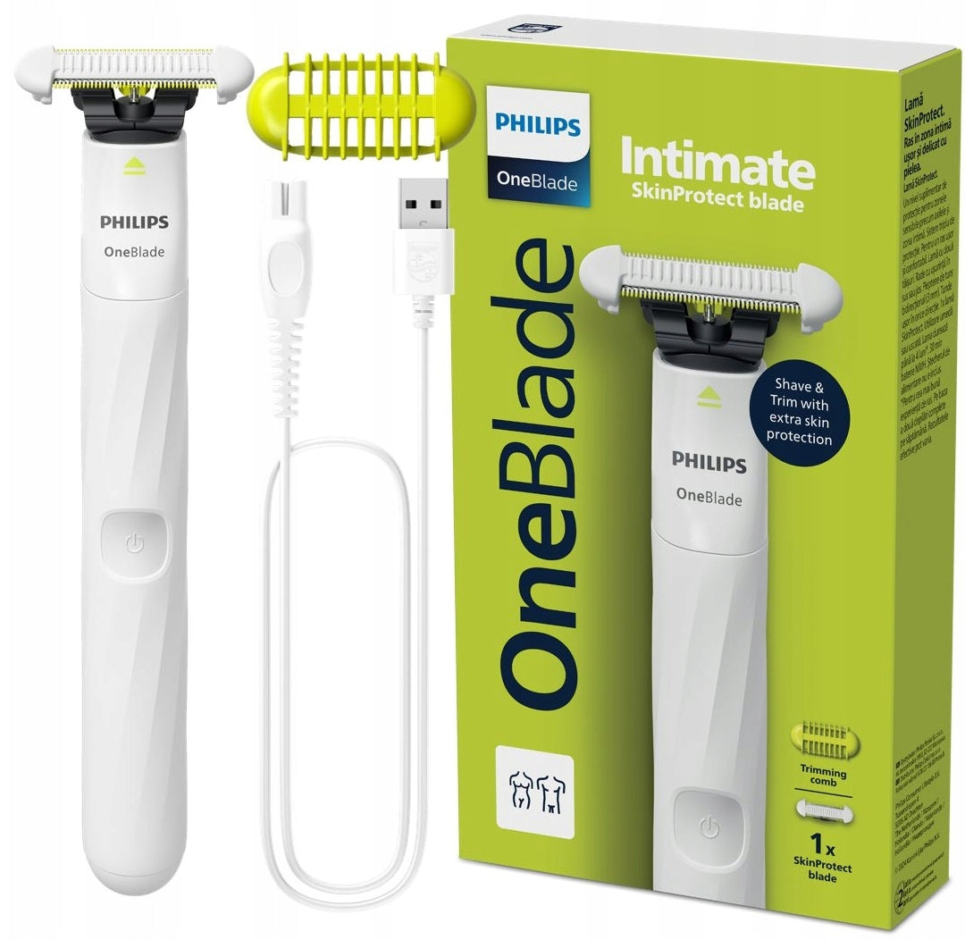 Golarka philips oneblade intimate do ciała włosów bikini maszynka trymer foliowa