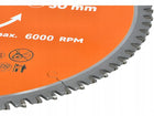 Piła tarczowa widiowa do aluminium 255/254x30 mm 80 T multi drewno PCV ALU 1 szt.