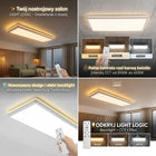 Plafon LED prostokątny z pilotem+backlight 24W nightlight LightLogic PLAF02 lampa sufitowa, oświetlenie do pokoju