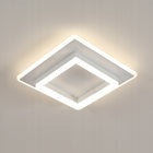 Lampa Sufitowa Plafon LED Kwadratowy Biały Natynkowy Nowoczesny 4500K 30W oprawa do salonu kuchni korytarza, neutralna