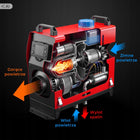 Nagrzewnica Olejowa Spalinowa 8kW Ogrzewanie Postojowe Dmuchawa 230V 12V