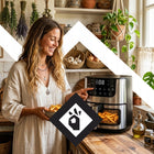 Frytkownica beztłuszczowa AIR fryer 7l piekarnik 1500W 7 trybów airfryer srebrny