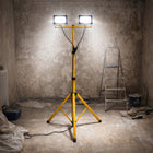 Stojak Statyw 100W Naświetlacz Lampa Robocza Halogen Budowlany z Wtyczką reflektor LED 5500 lm neutralna biel IP66 do