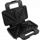 Opiekacz do kanapek tostów toster gofrownica grill sandwich 3W1 XL 1000W nominalna czarny