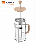 Zaparzacz do herbaty kawy ziół tłokowy kawiarka dzbanek szklany sitko 800ml French press, praska, 4 filiżanki, można
