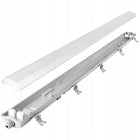 6x Oprawa hermetyczna 120cm Lampa LED natynkowa + 12x świetlówka LED oświetlenie sufitowe białe 36 W, długość 127 cm