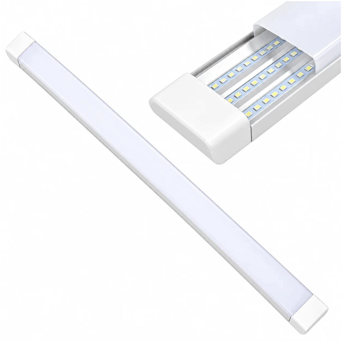 Lampa sufitowa LED 120 cm 60W natynkowa długa slim warsztatowe sufitowe oprawa liniowa prostokątna zimna barwa światła