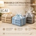Zestaw 4 ręczników kąpielowych dla rodziny 4x 70x140 bawełnianych 5 KOLORÓW wysoka gramatura 510-600 GSM, certyfikat