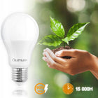 3x Żarówka LED E27 A60 10W czujnik ruchu 4000K 1055lm Neutralna NIE mruga automatyczne oświetlenie do korytarza, garażu