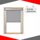 Roleta dachowa termo do okien fakro velux 78x118cm zaciemniająca, kasetowa, osłona przeciwsłoneczna, montaż inwazyjny