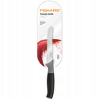 FISKARS NÓŻ NOŻYK POMIDORÓW MIĘKKICH WARZYW OWOCÓW ZĄBKOWANY OSTRY 11,5cm kuchenny do krojenia, stalowe ostrze
