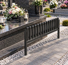 Ławka cmentarna składana cmentarz 90cm przygrobowa siedzisko przy grobie, miejsce do odpoczynku, wysokość 80 cm