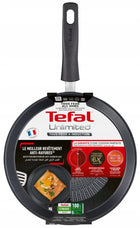 Patelnia do naleśników TEFAL UNLIMITED 25cm indukcja G2553872 do crepes i omletów, powłoka nieprzywierająca, do