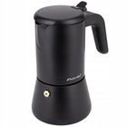 Kawiarka ciśnieniowa do espresso stalowa zaparzacz do kawy 300 ml kamille moka na 6 filiżanek, czarna