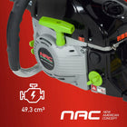 Piła spalinowa pilarka łańcuchowa NAC CST52-45-01AC45CM 18" 49,3CM3 1,9KW do cięcia drewna opałowego, wycinki i prac