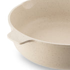 KONIGHOFFER CREAMY MARBLE Patelnia głęboka z pokrywką 28x8,5 cm / indukcja garnek do duszenia, powłoka