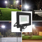 Halogen reflektor naświetlacz lampa LED 50W 4500lm 4500K czujnik ruchu oświetlenie zewnętrzne biały neutralny IP66 do