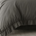 Pościel z falbanką 160x200 +2 poszewki PREMIUM komplet pościeli przytulny mikrofibra, zamek błyskawiczny, poduszka