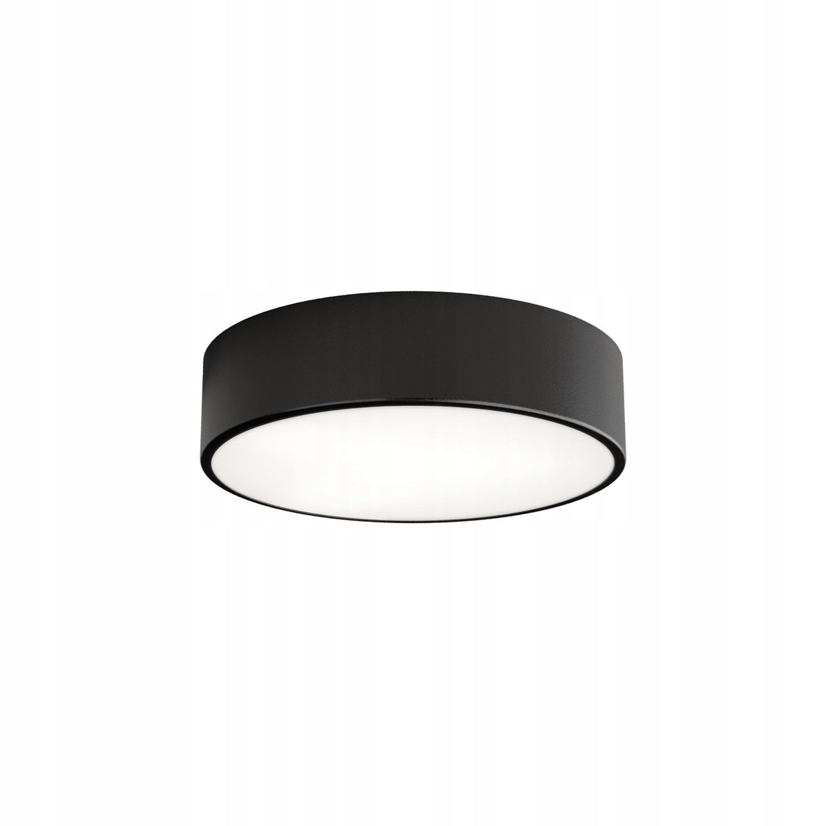 Lampa sufitowa Plafon cleo 300 Czarny 30 cm oprawa oświetleniowa okrągła E27 maks. 24 w do salonu i korytarza