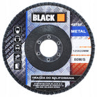 ZESTAW 10xTARCZA DO SZLIFOWANIA LISTKOWA LAMEKA METAL P40 BLACK TOOLS 10 szt.