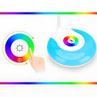 LAMPKA BIURKOWA LED NA BIURKO LAMPA 256 KOLORÓW RGB DO NAUKI DOTYKOWA USB regulowane ramię, ściemniana, zmienna barwa