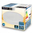 6x Żarówka LED GX53 biały ciepły 2700K SMD 1160lm 12W 230V okrągła lampa do opraw płaskich, energooszczędne oświetlenie