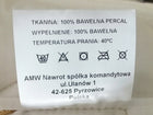 Kołdra 160x200 imperial bawełna - AMW bawełniana całoroczna do prania w pralce, wypełnienie 1050 g