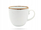 Bogucice kubek 500 ml Rustic Snow duży kubas kawy herbaty Alumina porcelanowy, biały, do mycia w zmywarce