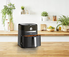 Frytkownica beztłuszczowa tefal EY501 do Smażenia Pieczenia 4,6l Air Fryer 1550 w czarny