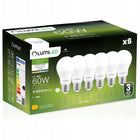 6x Żarówka LED E27 A60 8W = 60W 880lm 4000K 260° lumiled mocna NIE mruga źródło światła, neutralna biel do wnętrz