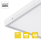 Panel sufitowy LED 40W natynkowy kwadrat lightlogic LL panel N/P40W-NW 60cm plafon lampa do biura i domu, zintegrowane