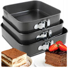 Tortownica kwadratowa 24cm 26cm 28cm forma blacha do pieczenia ciast tortów metal z 541 sztuk