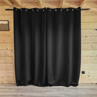 Zasłony gotowe ZASŁONA ZACIEMNIAJĄCA BLACKOUT 140x250 CZARNY Arctic osłona okienna, poliestrowa, gładka, na taśmę