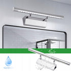 Lampa Lazienkowa LED 5W 40cm, Wodoodporna, Scienna, Stołowa, z Włącznikiem kinkiet srebrny metalowy do oświetlenia