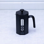 Tłokowy Zaparzacz do kawy herbaty 800ml dzbanek French Press klausberg praska francuska, stalowa, czarna, można myć w