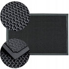 Wycieraczka 3D pod drzwi gumowa z siatką na zewnątrz do firm czarna 80X120 mata wejściowa PVC do domu i biura, grubość