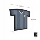 Ramka na koszulkę T-Frame Umbra medium M t-shirt oprawa do ekspozycji odzieży, dekoracja ścienna, czarna, 72 x 62 cm