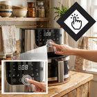 Frytkownica beztłuszczowa AIR fryer 7l piekarnik 1500W 7 trybów airfryer srebrny