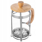 Zaparzacz do herbaty kawy ziół tłokowy kawiarka dzbanek szklany sitko 800ml French press, praska, 4 filiżanki, można