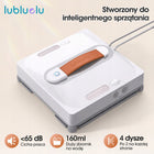 Robot do mycia okien automatyczna myjka do szyb Lubluelu W201 9000Pa czyścik szyb, urządzenie czyszczące przeszklenia