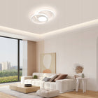 Lampa sufitowa LED plafon pierścień żyrandol biała nowoczesna do salonu 42W 4500K gwintu biały