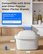 Waterdrop, zamiennik Brita Maxtra+ Plus (12) do dzbanka biały