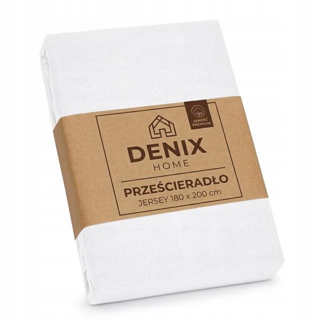 Bawełniane Prześcieradło Jersey z Gumką Miękkie 180x200 cm - Różne kolory na materac do 20 cm, certyfikat oeko-tex Standard 100