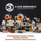 Elektryczna przecinarka tarczowa do betonu Evolution R350DCT 350 mm piła do posadzek, bruzdownica, głębokość cięcia 130