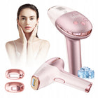 Depilator IPL do włosów ciała laserowy bikini NÓG depilacja bezbolesny RÓŻ różowy