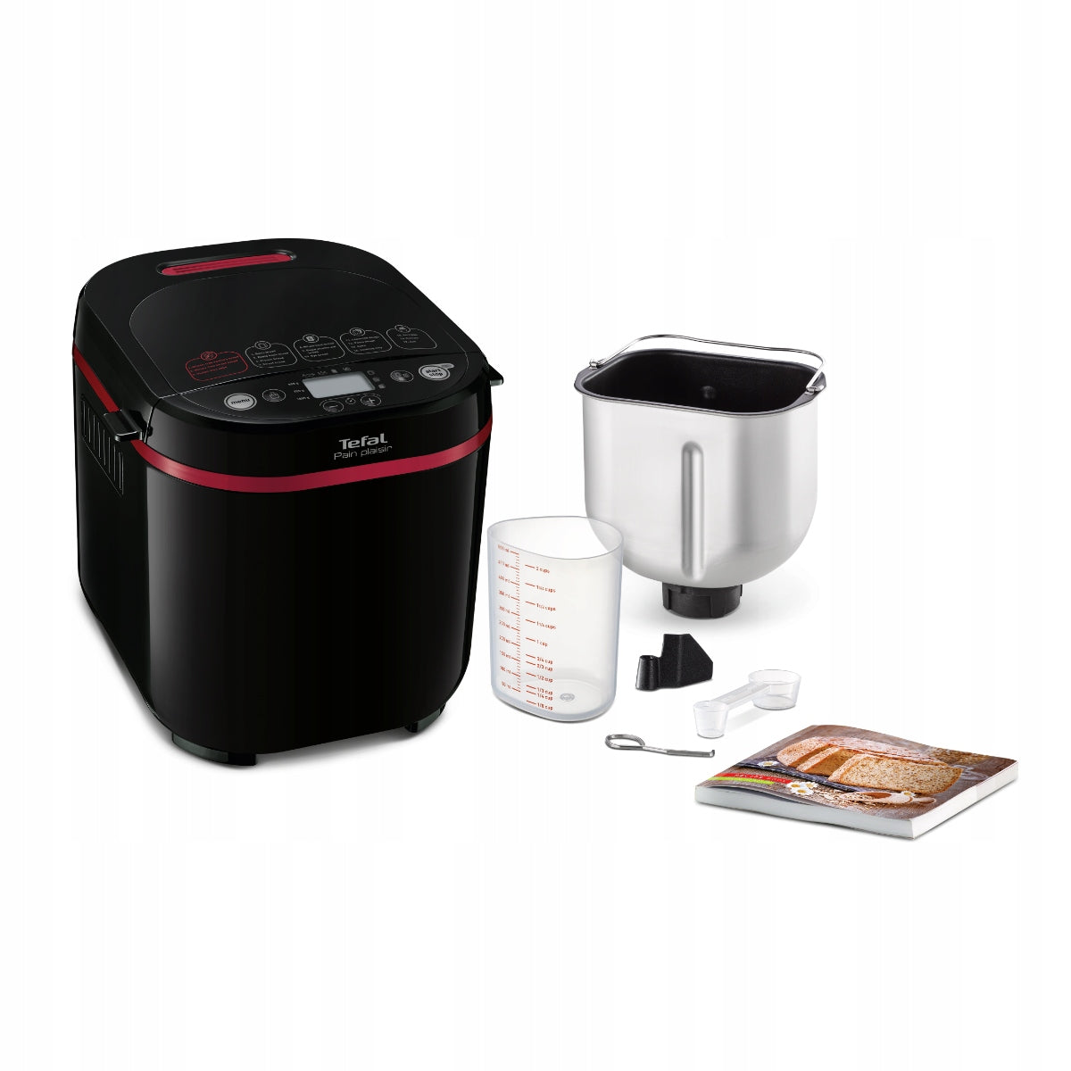Wypiekacz do chleba tefal pain plaisir PF220838 automat piekarniczy, pieczywo domowe, 1 kg, 3 programy, 700 w