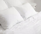 Pościel hotelowa 140x200 biała bawełna 140gr+ poszewka 70x80 95st pranie komplet bielizny sypialnianej, 2 elementy
