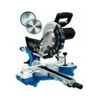 Scheppach Piła ukośnica ukosowa z przesuwem z SOFT-STARTem HM254 pilarka do drewna, tarcza 254 mm, 2200 w, szerokość