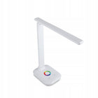 LAMPKA NA BIURKO Biurkowa LED Szkolna Nocna 5 Barw Światła Regulowana Dotyk ściemniana biała 34 cm zasilanie sieciowe
